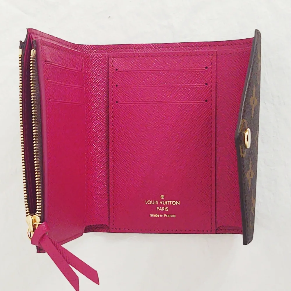 🎈Louis Vuitton monogram and pink wallet